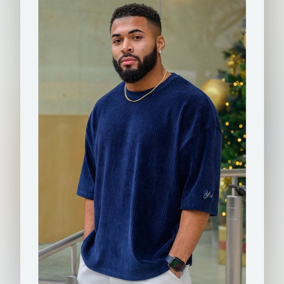 Young LA Corduroy Boxy Tee - Picture 1 of 8
